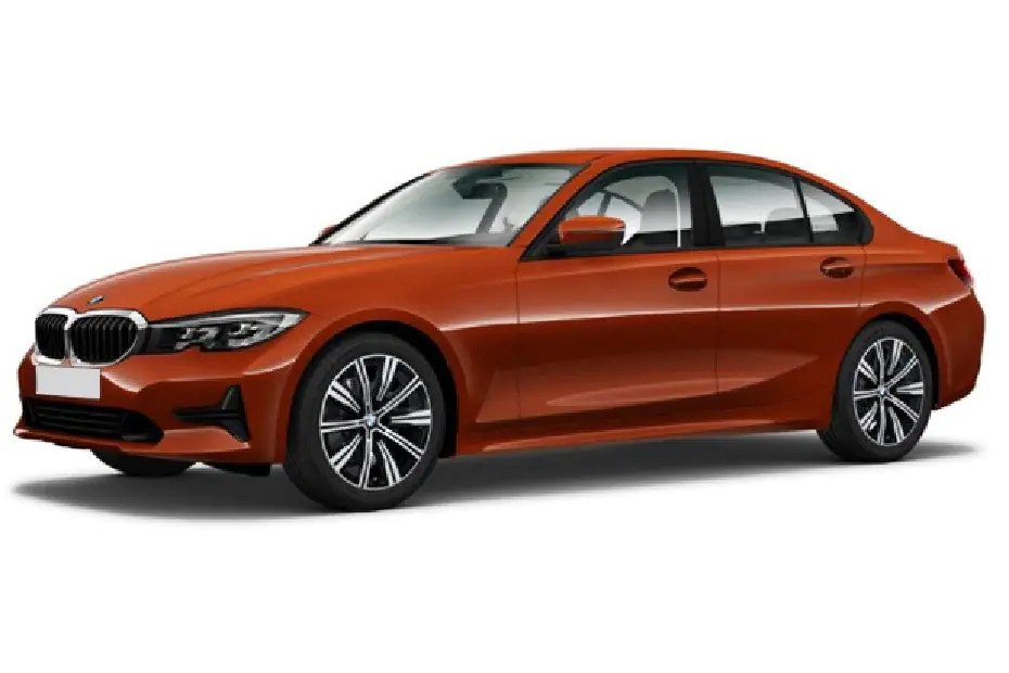 BMW 3 Series Sedan Sunset Orange Metallic