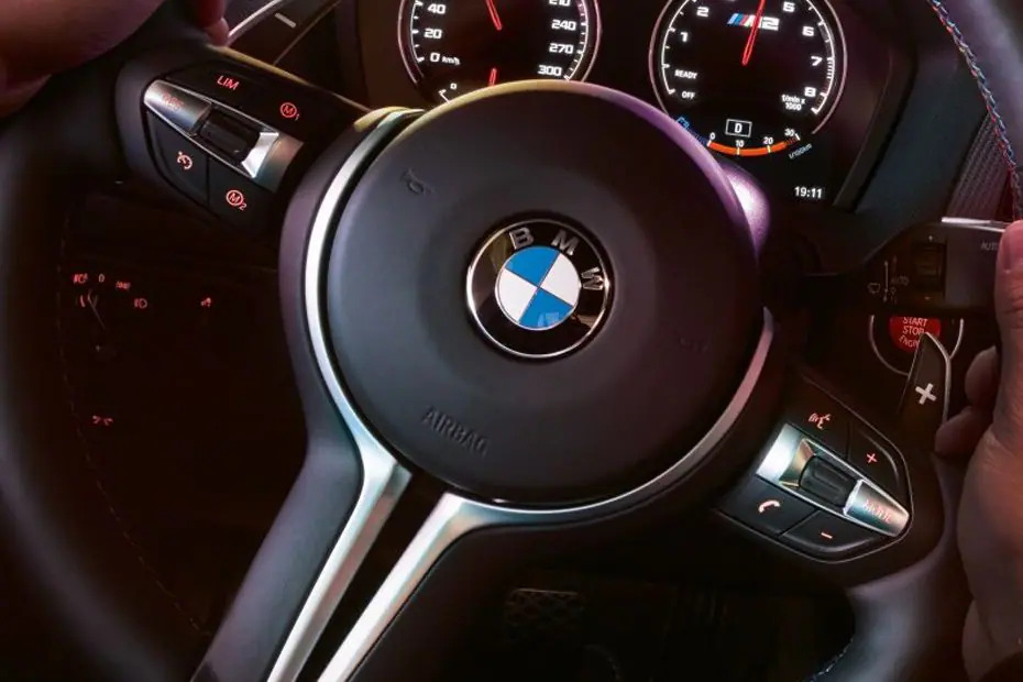 BMW M2 Competition Steering Controls